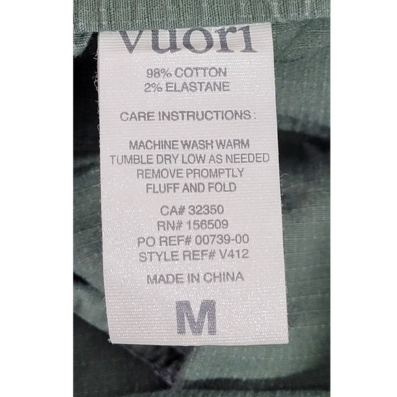Vuori Men's Ripstop Jogger Pants V412 Drawstring Utility Pockets Green Medium - Picture 7 of 12